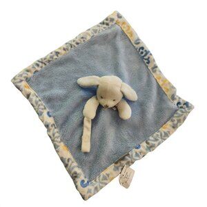 Blankets & Beyond Blue White Dog Puppy Blankie Lovey New